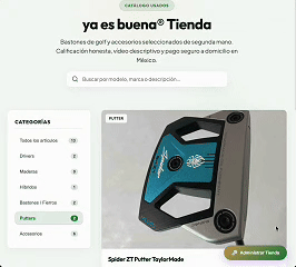 E-Commerce Golf Store Preview
